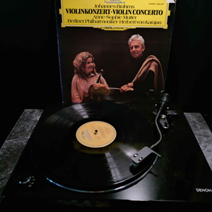 LP 레코드 [ Brahms: Violinkonzert ] [ Anne-Sophie Mutter ] 이미지