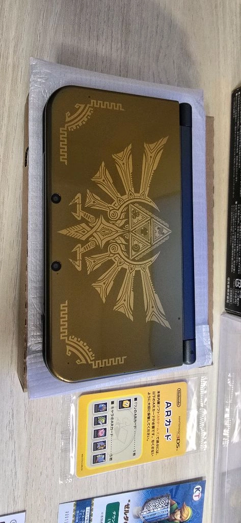 닌텐도 new 3ds xl ll 하이랄 에디션 풀박 한정판 뉴큰다수젤다 이미지