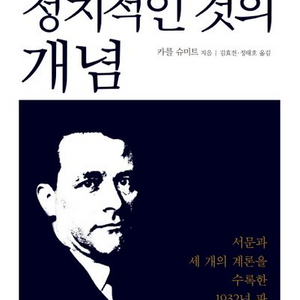 칼슈미트 정치적인것의 개념 구매 이미지