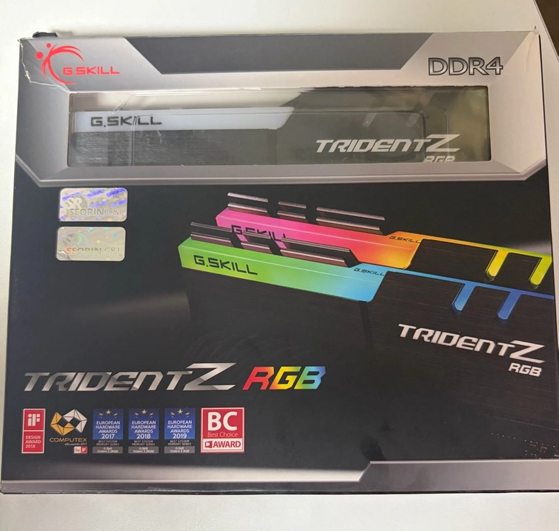 G.SKILL ddr4 트라이던트Z RGB 32GB (16GBx2) 이미지