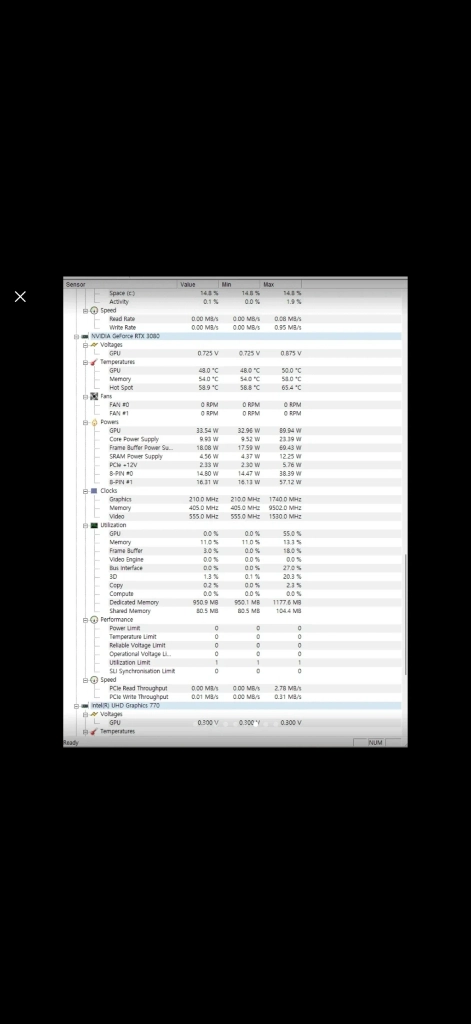 급처)인텔 i5-13600K RTX 3080 게이밍PC / 모니터 개별 판매 이미지