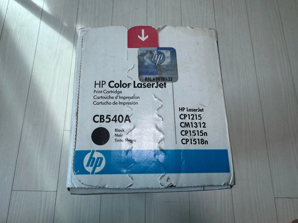 HP CB540A 검정색 정품토너 팝니다 이미지