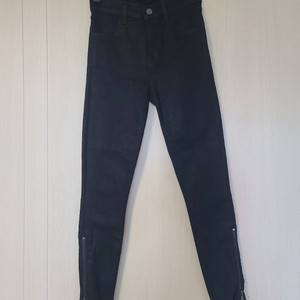 J BRAND 제이브랜드) 여성 지퍼 디자인 슬림핏 바지 블랙 스키니진 44 이미지