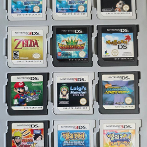 닌텐도ds,3ds 포켓몬스터,루이지맨션,젤다,디지몬,메이플 인기게임칩, 알칩 판매 이미지