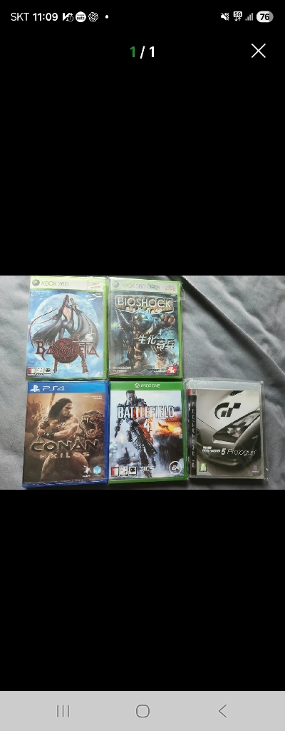 xbox360 엑스박스원 ps4 게임 여러개판매 이미지