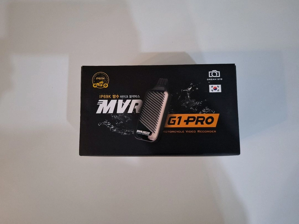 지넷 MVR G1-PRO 오토바이 블랙박스 새상품입니다 이미지
