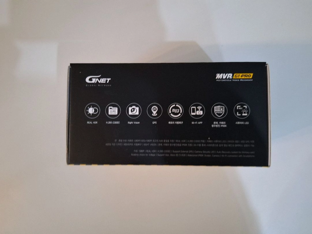 지넷 MVR G1-PRO 오토바이 블랙박스 새상품입니다 이미지