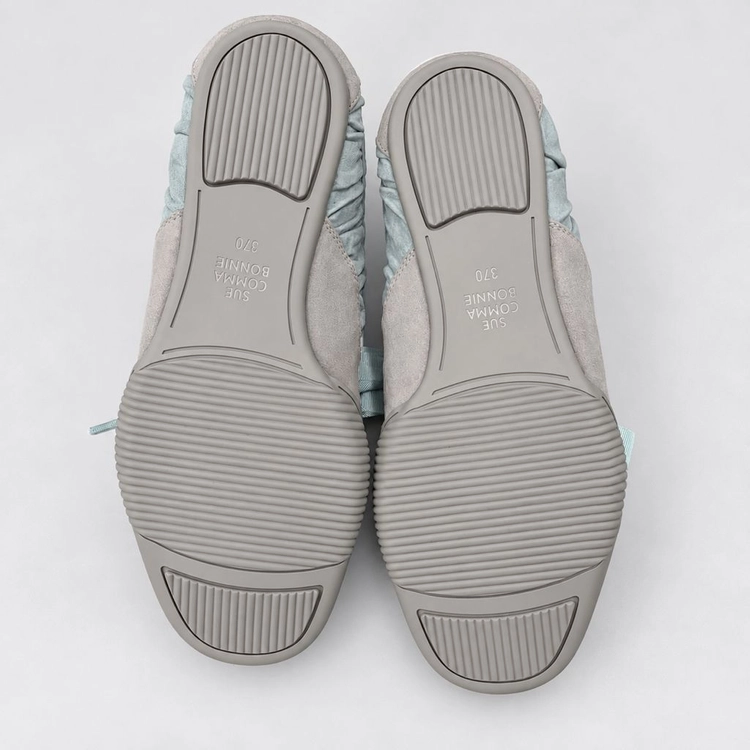슈콤마보니 커튼콜 셔링 스니커즈 (블루) 이미지