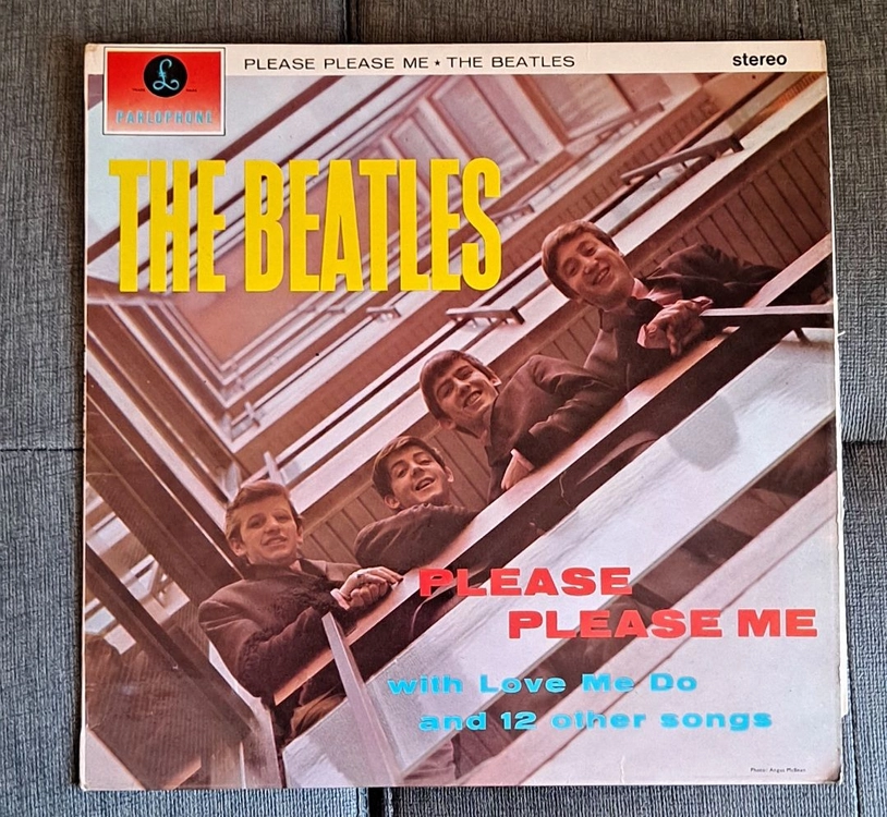 비틀즈 please please me stereo lp 이미지