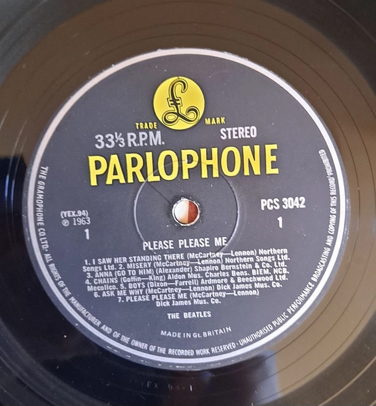 비틀즈 please please me stereo lp 이미지