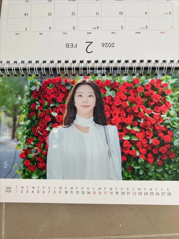 새제품 안보현 이주빈 스프링피버 달력 2026년 이미지