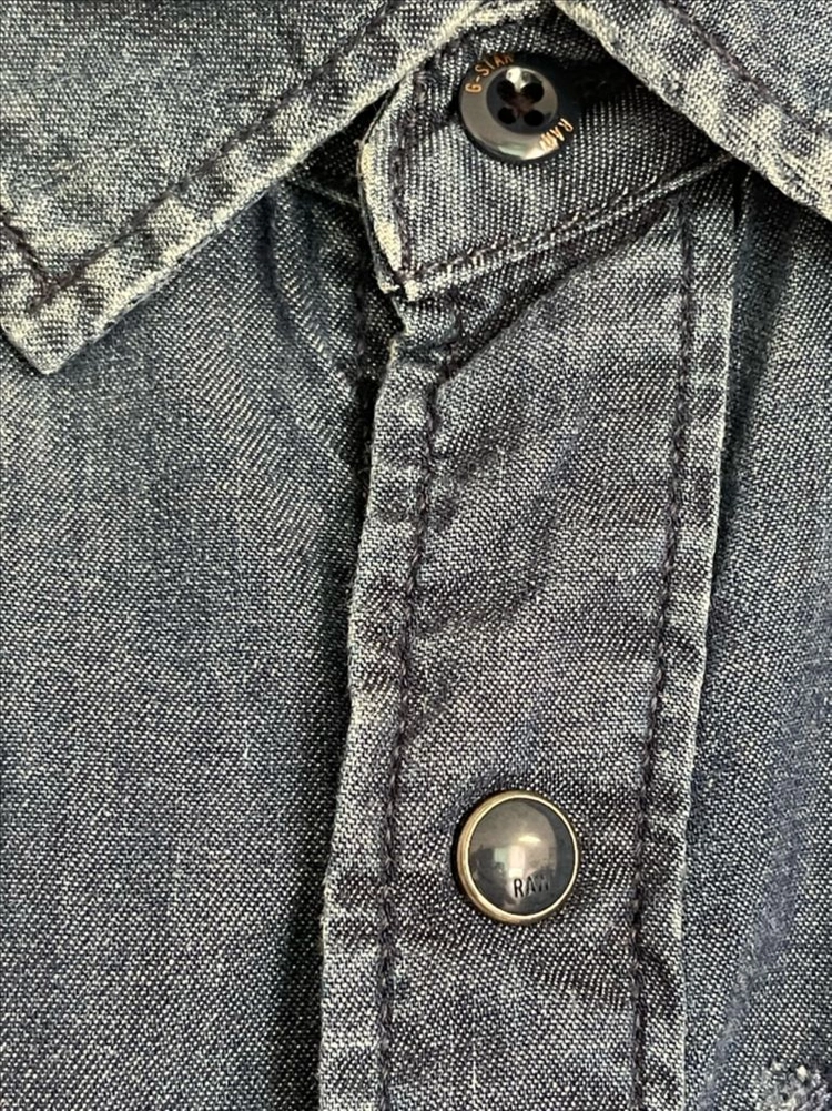 지스타 로우(G-star Raw) 3301 디스트로이드 데님 셔츠S 이미지