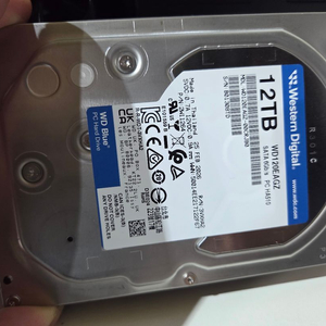 웨스턴 디지털 blue HDD 12TB 이미지