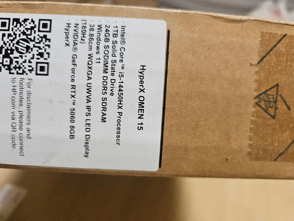 HP하이퍼엑스 오멘15 ga0032TX 게이밍노트북 RTX5060 이미지