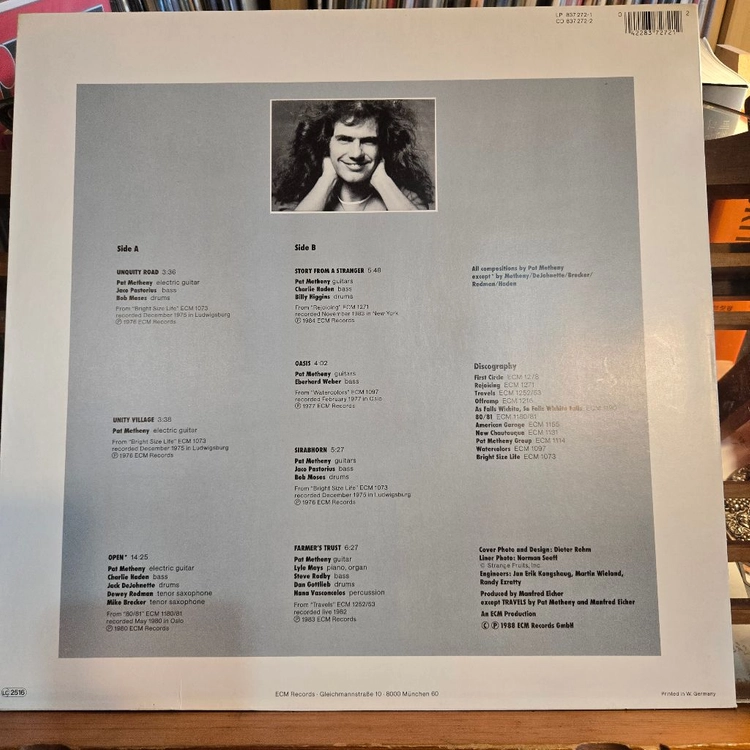 Pat Metheny.works II.88.GERMANY.초반.NM-NM-.LP 이미지