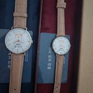 문재인 대통령 남녀시계 세트 새상품 이미지