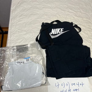 M 나이키 x 피스마이너스원 와이드 팬츠 블랙 이미지