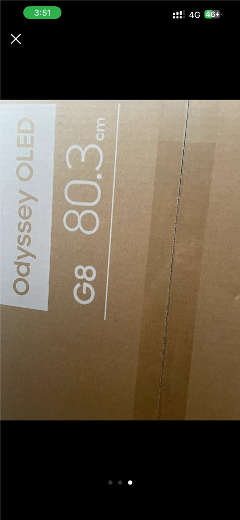 급처 개봉만한 새상품. 삼성 게이밍 모니터 오디세이 OLED G8 G80SH 4K 240Hz (LS32HG802S) 이미지
