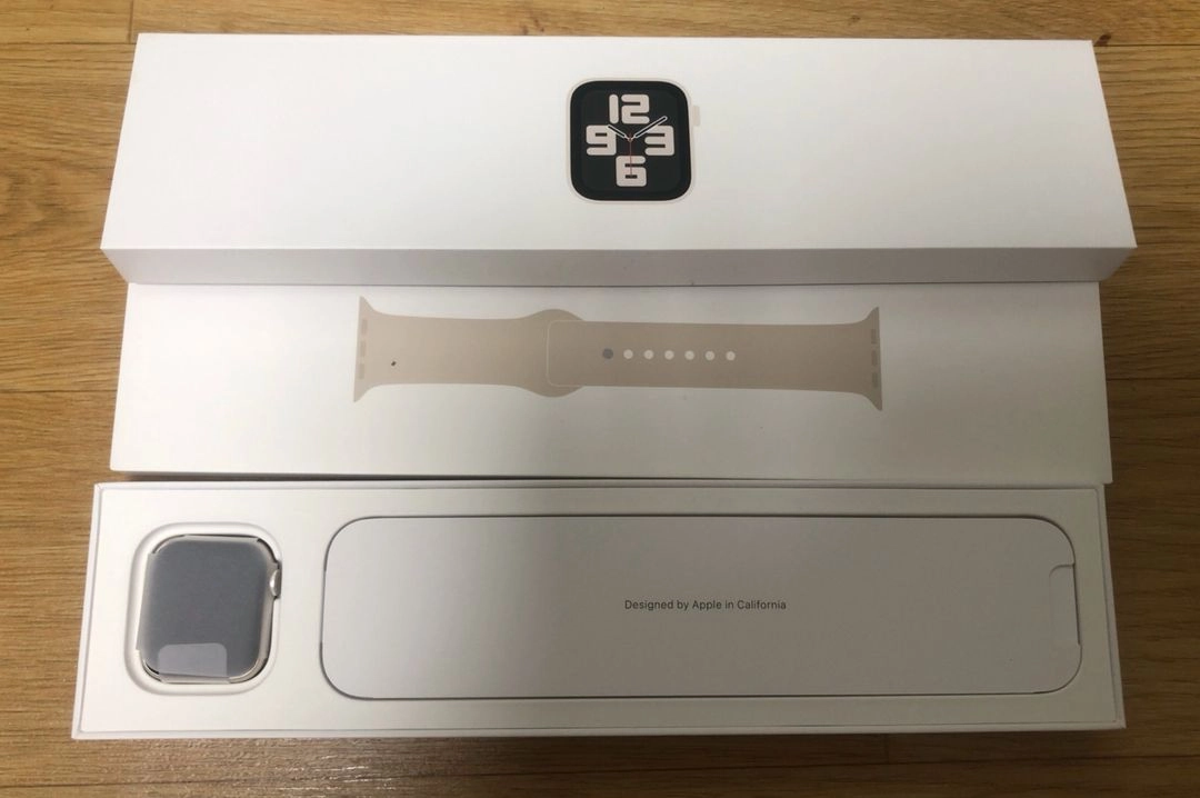 애플워치 se2 40mm GPS 배터리100% 스타라이트 풀박 이미지