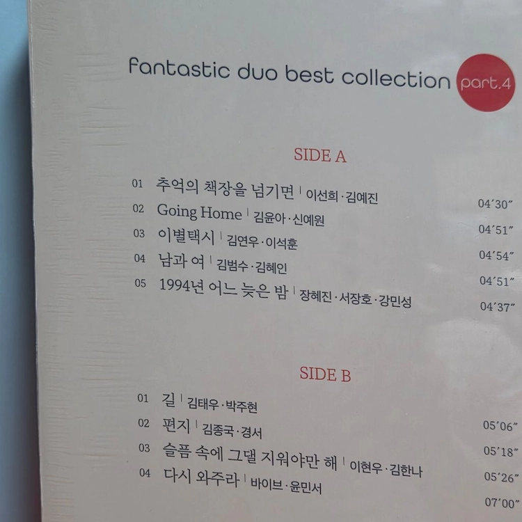 판타스틱 듀오 베스트 part.4 LP(미개봉) 이미지