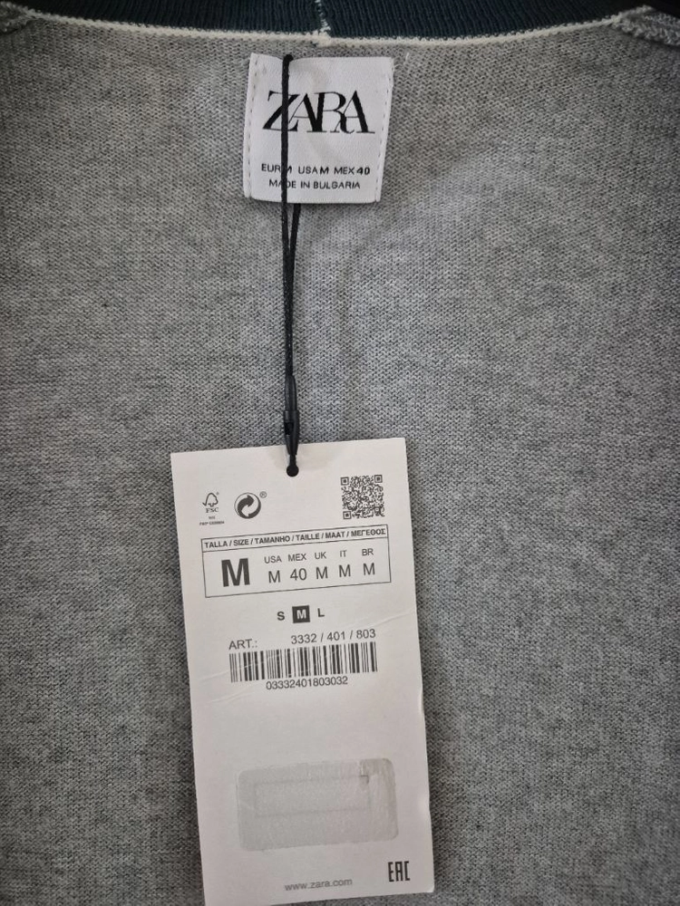 새상품[M]자라ZARA 오픈형 가디건자켓 이미지