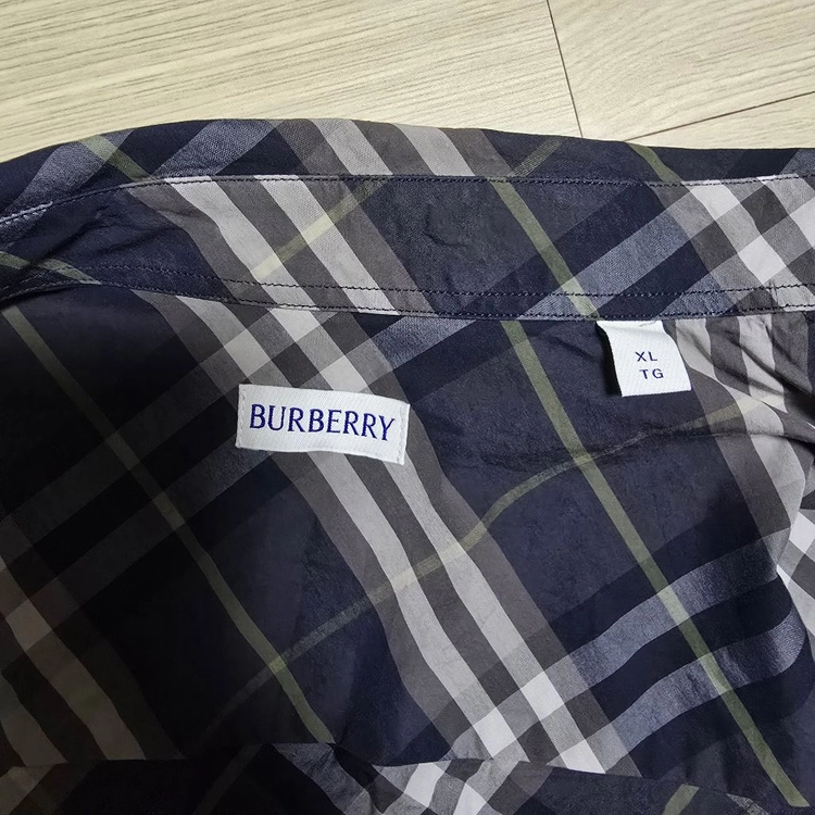 버버리 체크 남방 XL 이미지
