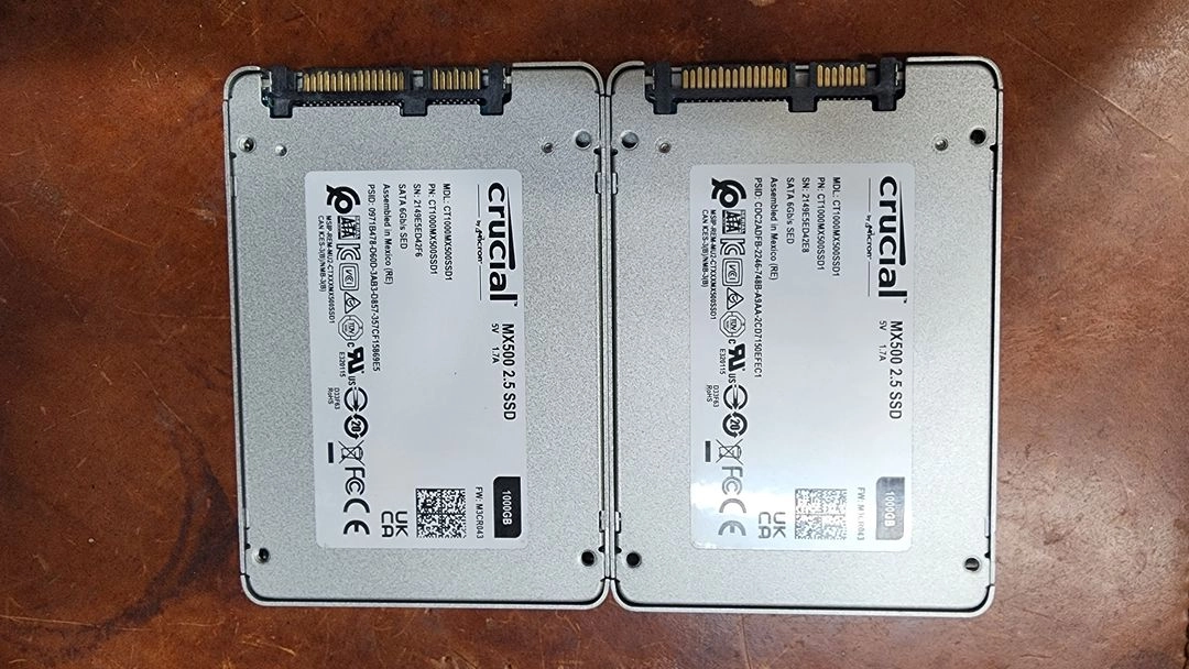 마이크론 MX500 1TB SSD[보증기간남음] 이미지