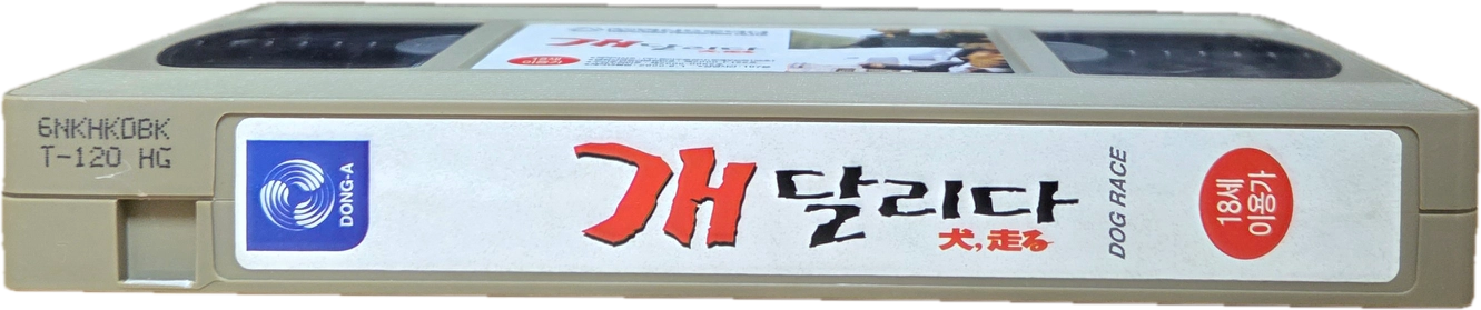 개 달리다 비디오테이프 이미지
