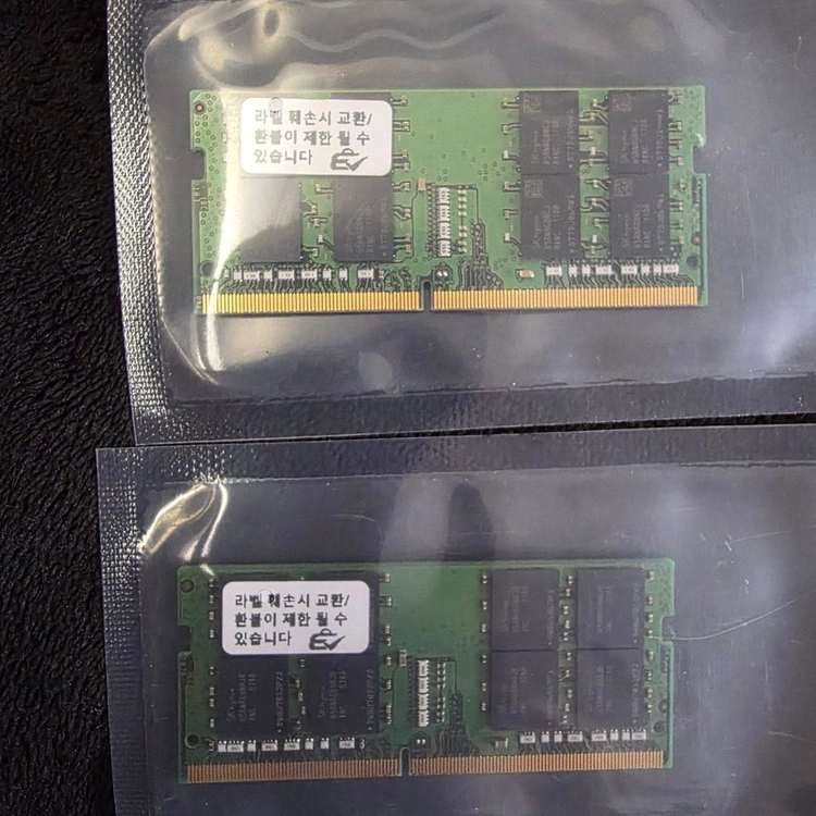 SK하이닉스 DDR4 3200 32GB 2Rx8 노트북램 2개 / 총 64GB / 정상작동 이미지