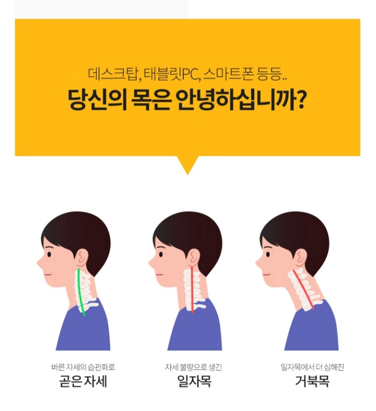 통풍 경추 숙면 베개 2개 세트 이미지