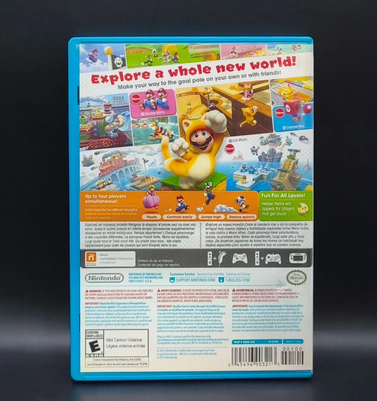 닌텐도 Wii U, 위유 북미판 슈퍼마리오 3D월드 이미지