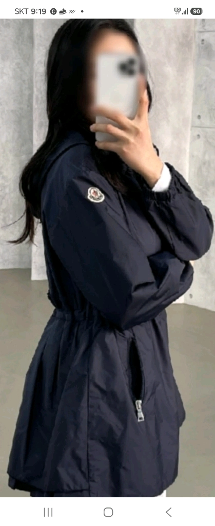 몽클레어바람막이웨트 백화점 정품 이미지