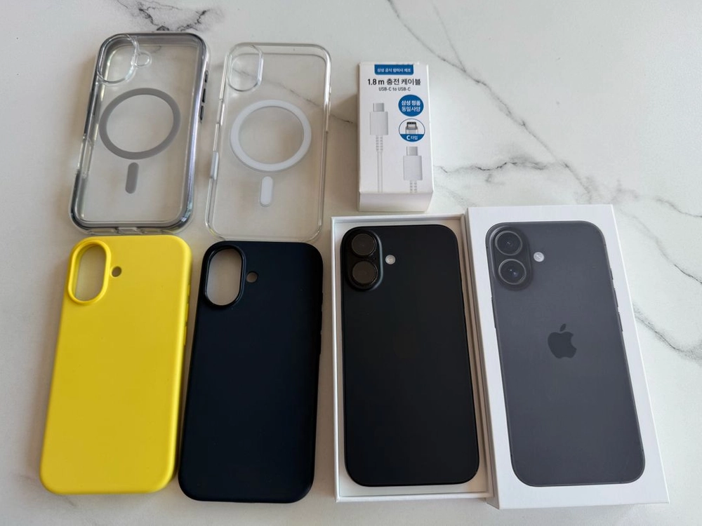 아이폰 16 일반 128GB 블랙 이미지