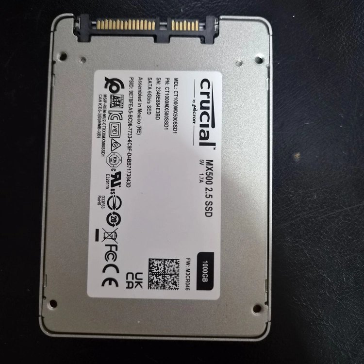 최상의 상태 - (정품)마이크론 MX500 1TB SSD 이미지