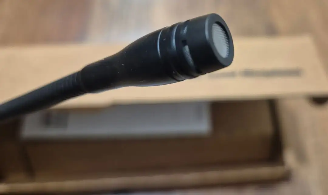 [미사용상품] SHURE MX418S/C-X 구즈넥 교회 사회 회의용 고급 단상 마이크 이미지