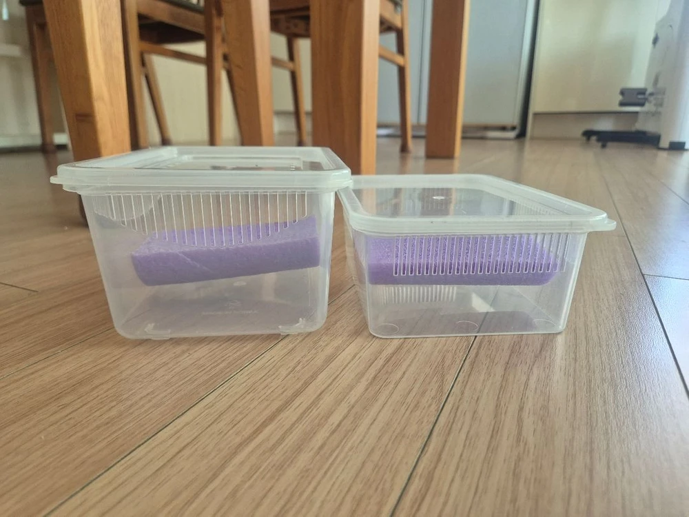 2개일괄)파충류 도마뱀 사육장(적재형 케이스) 이미지