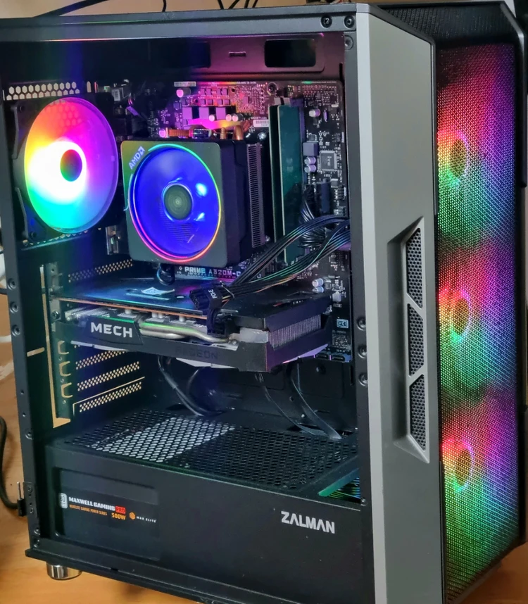 게이밍 컴퓨터 PC 본체 라이젠7 2700x 그래픽카드 라데온 rx 6600 ddr4 16g - 안심되는 중고거래