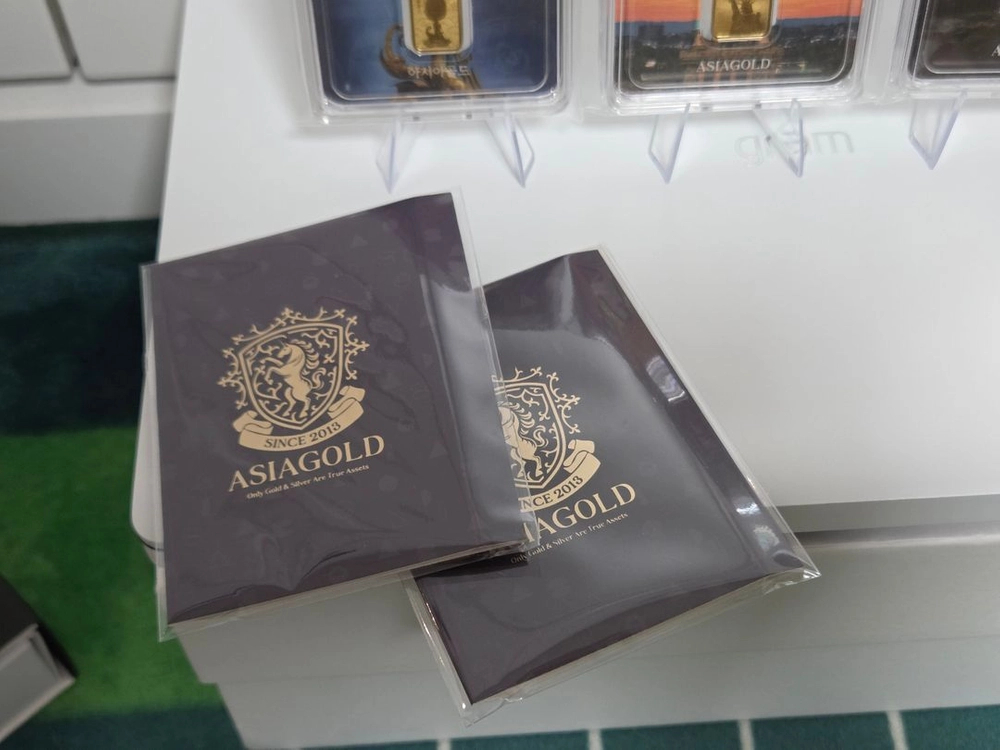 아시아골드 최근 한정판 골드바 3.75g 새상품 이미지