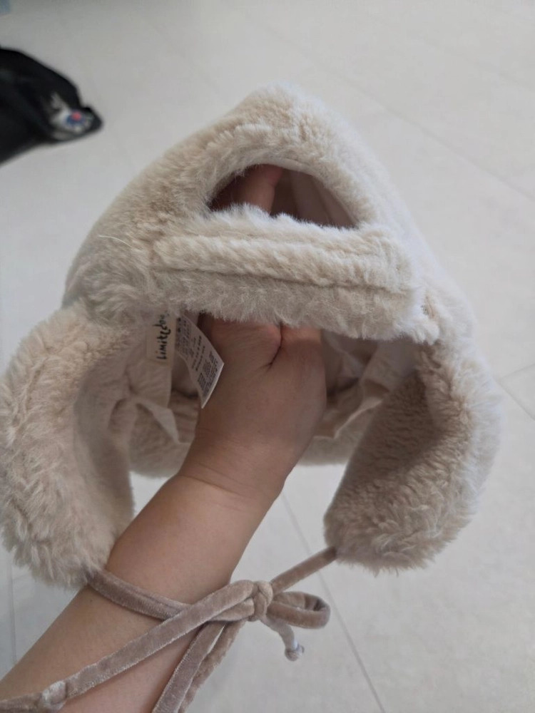 (아동)리미떼두두 귀여운털모자 사이즈 M 판매합니다 이미지