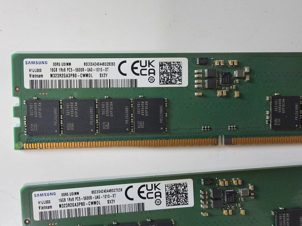 삼성 ddr5 5600 16gb 2개 일괄 데스크탑 메모리 이미지