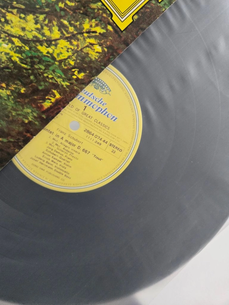 슈베르트 피아노 5중주 송어 Schubert Trout 클래식 LP DG 국내판 이미지