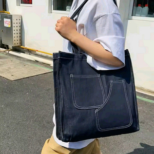 레트로 데님 숄더백 가방 이미지