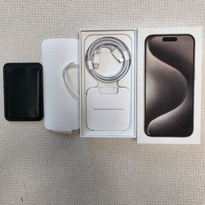아이폰15프로256GB 내추럴티타늄 S급 풀박스 이미지
