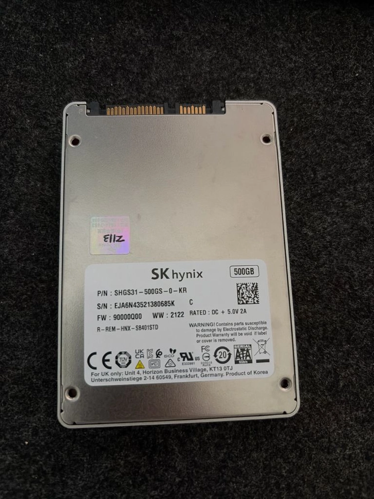 SK하이닉스 SHGS31 SSD 500GB 이미지