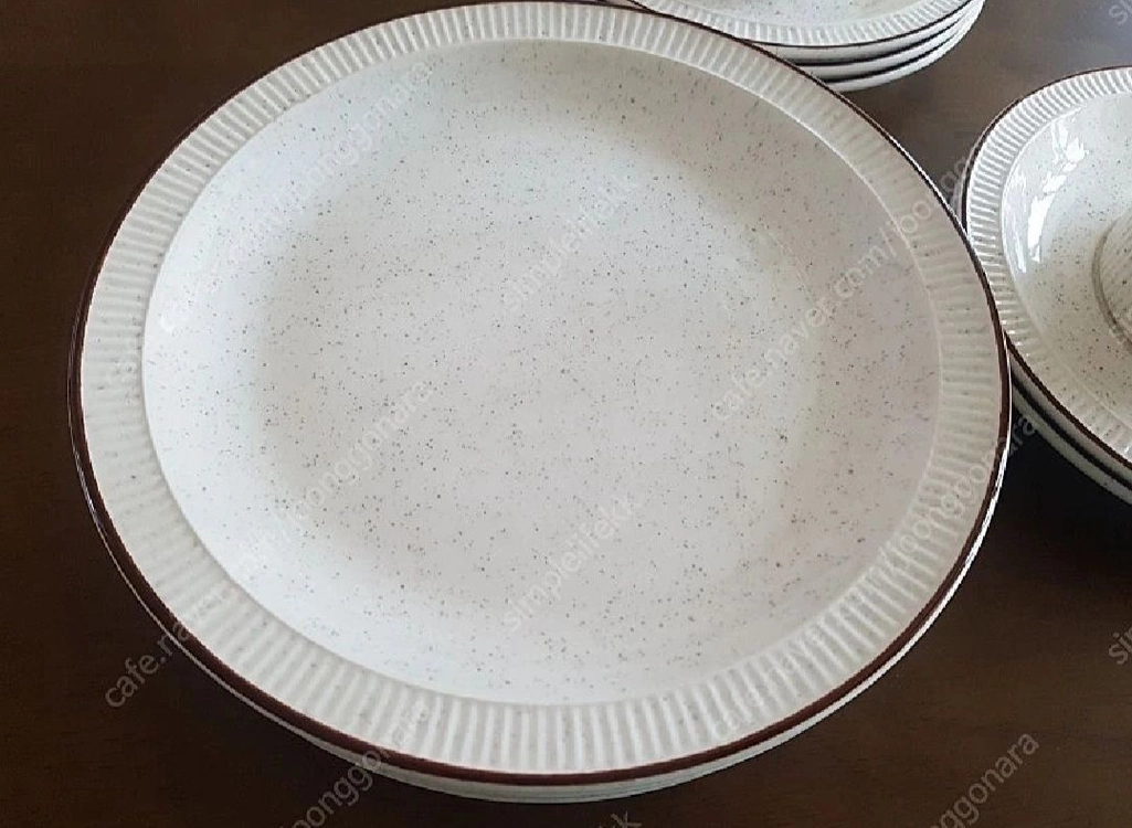 영국 풀포터리 POOLE POTTERY 커피잔&소서&디저트플레이트 이미지