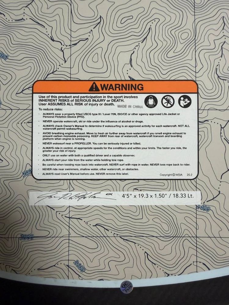 JETPILOT Dylan Ayala Pro 45 웨이크서핑보드 이미지