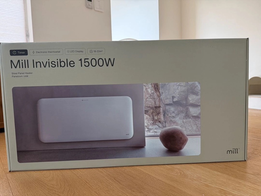 Mill Invisible 1500W 전기 히터 이미지