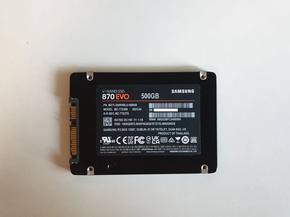 삼성 SSD 870 EVO 500GB 무상 ~2028.04 이미지