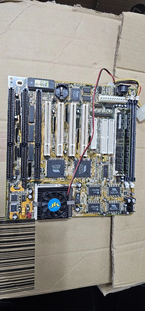 정상 작동품 펜티엄 1 mmx 200 cpu , 메모리 ,메인보드 셋 - 안심되는 중고거래