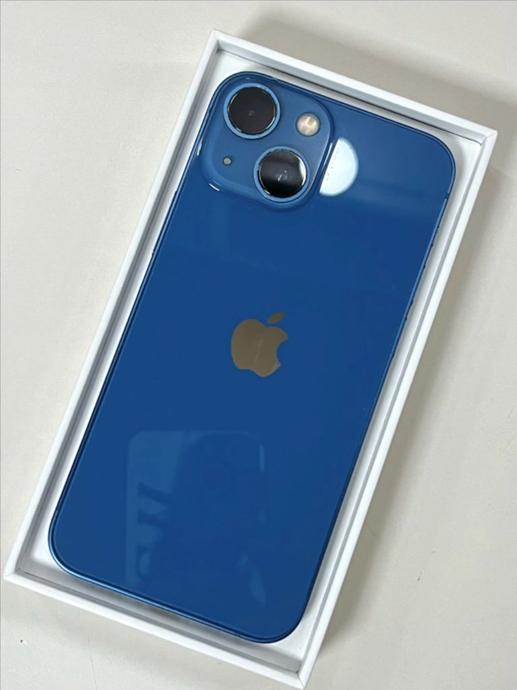 아이폰 13 미니 블루 128GB(박스, 쇼핑백 포함) 이미지